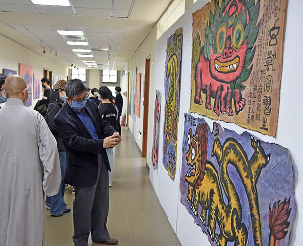 疫情激發藝術創作能量  華梵美術系畢展改打游擊戰 擴大感染力