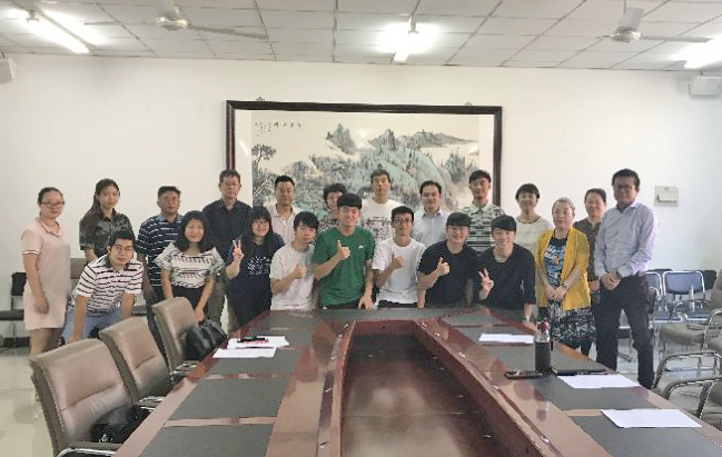 天津理工大學藝術學院領導教師歡迎本校交換同學座談會